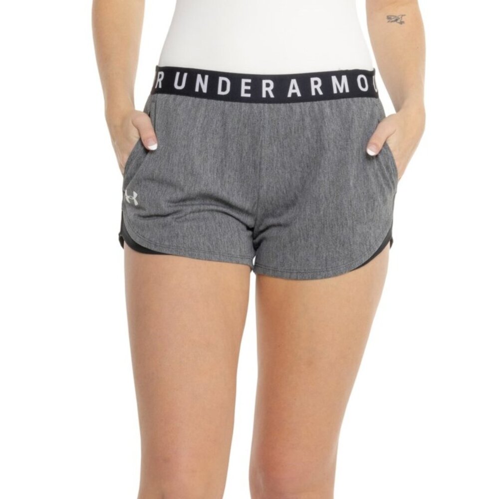 UNDER ARMOUR PLAY UP 3.0 TWIST ATHLETIC SHORTS